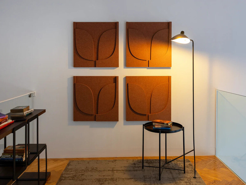 Vicoustic_VicTiles_3D_Brasilia_XL_Decorative_Acoustic_Panels_in_Coral_Haze_in_Reading_Corner.jpg