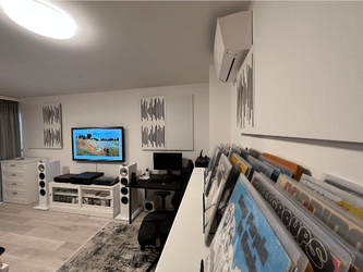 Multimedijalna soba (slušaonica u privatnom stanu, Rijeka)